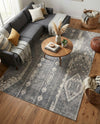 Cascade Range Collection Area Rug - Hood (Gray) Rectangle Gray  lifestyle 8