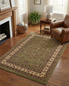 Jaipur Elegance Collection Area Rug -  Nahargarh (Green) Rectangle Green  lifestyle 30
