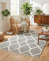 Sahara Chic Collection Area Rug -  Tuareg Rectangle Gray  lifestyle 36