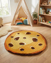 Whimsy Wonders Wool Collection Area Rug -  Lagoon Round Light Brown  lifestyle 6