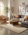 Trellis Haven Collection Area Rug - Havenwood Rectangle Beige  lifestyle 40