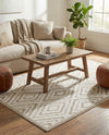 Sanctuary Retreat Collection Area Rug -  Oasis Rectangle Snow White  lifestyle 6