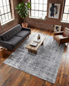 Seville Elegance Collection Area Rug -  Cadiz Rectangle Gray  lifestyle 16