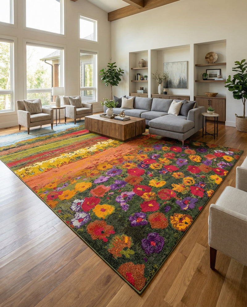 Marrakesh Elegance Collection Area Rug -  Taliouine Rectangle Multi  lifestyle 22