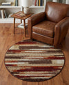 Autumn Meadow Collection Area Rug -  Duskridge Round Multi  lifestyle 74
