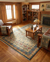 Chelsea Elegance Collection Area Rug -  Brompton (Navy Blue) Rectangle Navy Blue  lifestyle 51