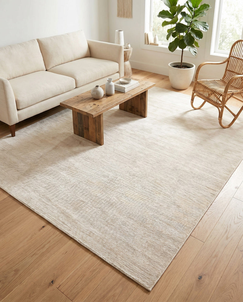 Bloomsbury Elegance Collection Area Rug -  Kensington (Ivory) Rectangle Ivory  lifestyle 6