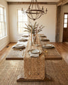 Woven Seaside Jute Collection Area Rug - Seaside Table Runner Natural  lifestyle 33