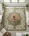 Urban Oasis Rugs Collection Area Rug -  Penthouse (Green) Square Green  lifestyle 19