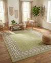 Soho Elegance Collection Area Rug -  Mercer (Green) Rectangle Green  lifestyle 11