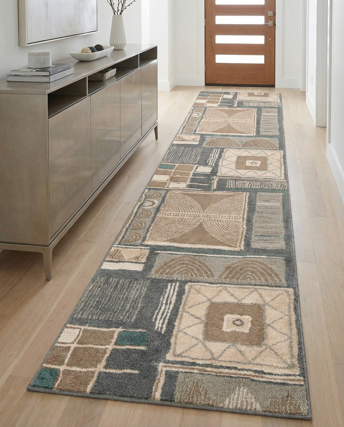 Savannah Sojourn Collection Area Rug -  Tsavo Runner Multi  lifestyle 83