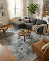 Bloomsbury Elegance Collection Area Rug -  Pimlico Rectangle Blue  lifestyle 43