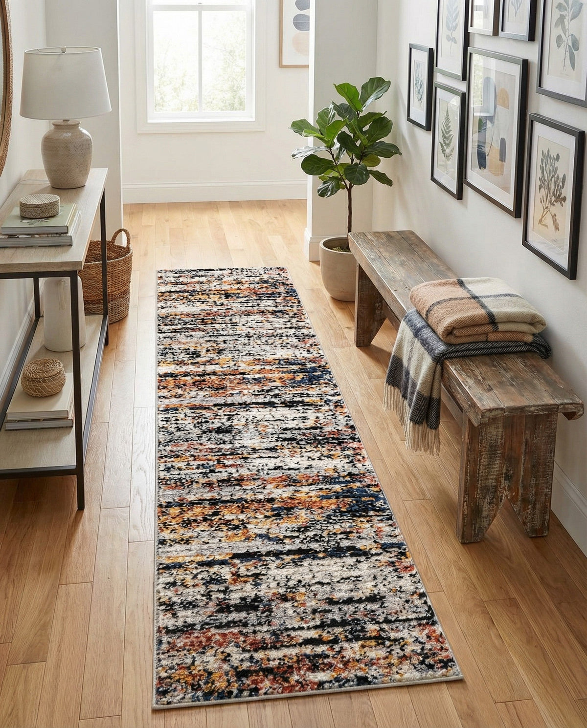 Santa Fe Trails Collection Area Rug -  Chaparral Runner Multi  lifestyle 70