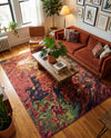 Autumnal Tapestry Collection Area Rug -  Chromaticville Rectangle Multi  lifestyle 5