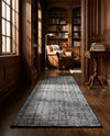 Berkshire Estate Collection Area Rug - Windsor (Blueberry) Runner Blueberry  lifestyle 65