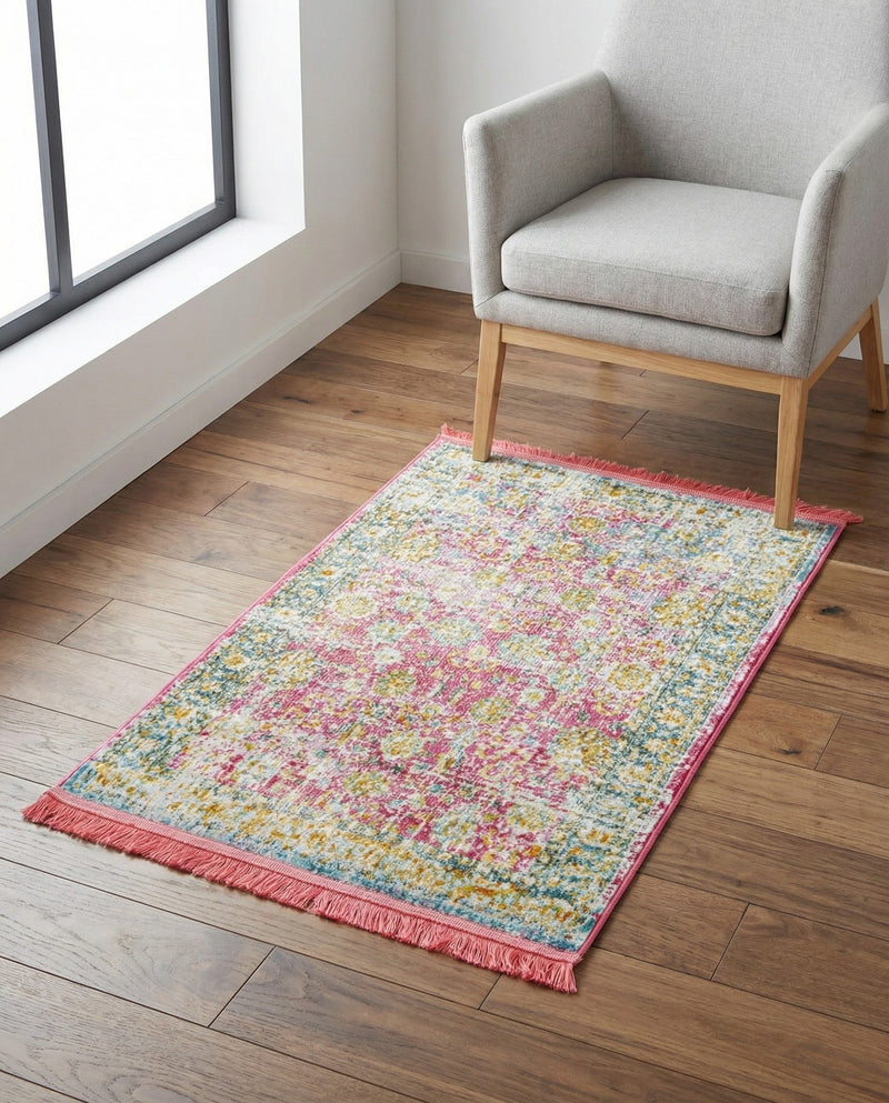 Arcadia Rugs Collection Area Rug -  Shangri-La Rectangle Pink  lifestyle 20