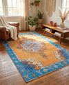 Heritage Elegance Collection Area Rug -  Winterthur (Orange) Rectangle Orange  lifestyle 4
