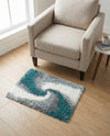 Cozy Haven Shag Collection Area Rug -  Oasis Rectangle Turquoise  lifestyle 72