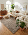 Plush Oasis Collection Area Rug - Serenity (Taupe) Rectangle Taupe  lifestyle 21