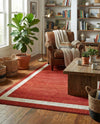 Studio Haven Collection Area Rug -  Alcove (Terracotta) Rectangle Terracotta  lifestyle 18