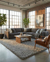 Eternal Plush Oasis Collection Area Rug -  Tranquility (Ash) Rectangle Ash  lifestyle 21