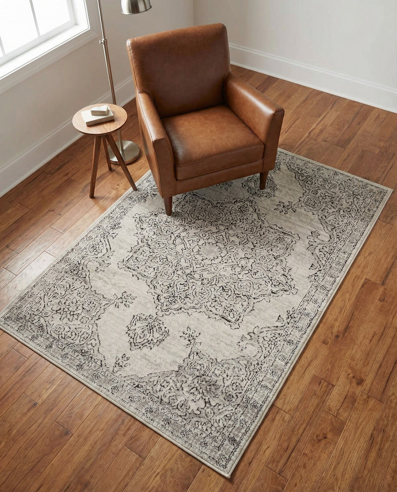 Mykonos Manor Collection Area Rug -  Tinos (Ivory) Rectangle Ivory  lifestyle 21