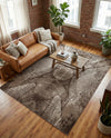 Riviera Elegance Collection Area Rug -  Nice Rectangle Brown  lifestyle 40