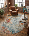 Caribbean Breeze Collection Area Rug -  Isla Oval Cream  lifestyle 58