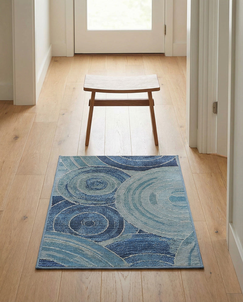 Urban Terrace Collection Area Rug -  Parkside Rectangle Light Blue  lifestyle 18