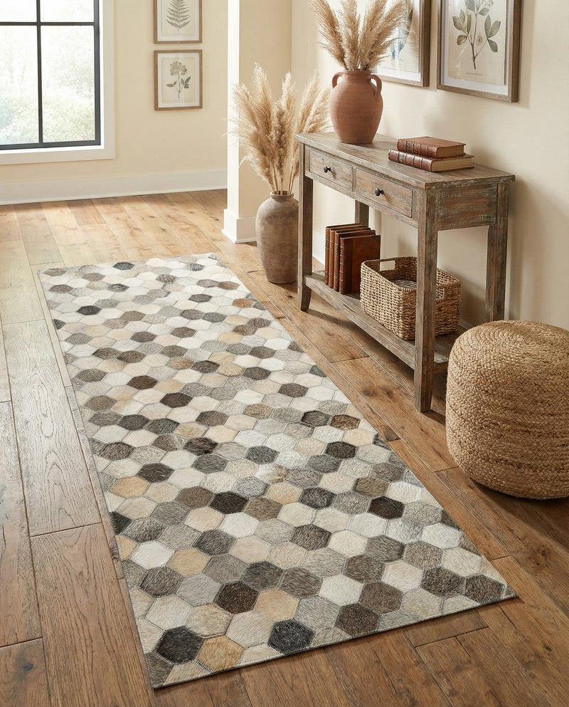 Savannah Hideaway Collection Area Rug - Savannah Runner Ivory Gray  lifestyle 48