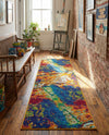 Caribbean Cove Collection Area Rug -  Bequia Runner Multi  lifestyle 44