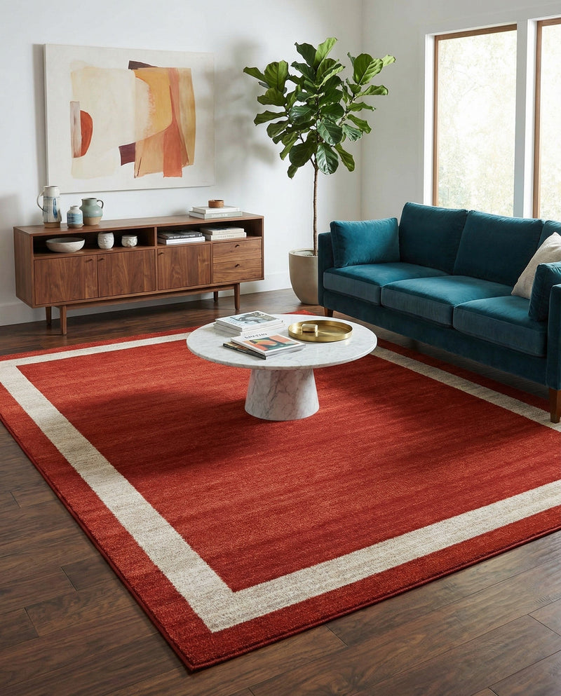 Studio Haven Collection Area Rug -  Alcove (Terracotta) Rectangle Terracotta  lifestyle 13