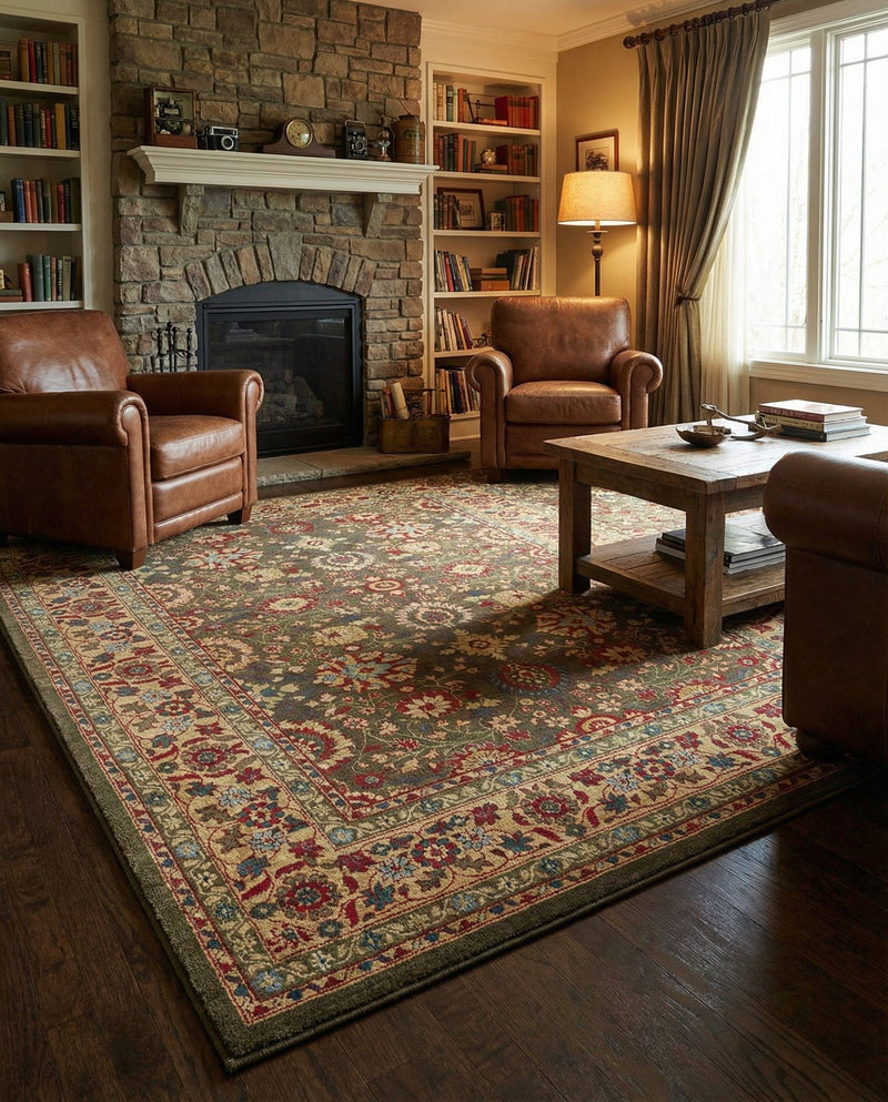 Chelsea Elegance Collection Area Rug -  Osterley Rectangle Light Brown  lifestyle 50