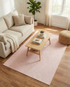 Seaside Serenity Collection Area Rug - Veranda (Whisper Pink) Rectangle Whisper Pink  lifestyle 11
