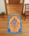 Heritage Elegance Collection Area Rug -  Winterthur (Orange) Rectangle Orange  lifestyle 9