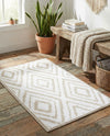 Sanctuary Retreat Collection Area Rug -  Oasis Rectangle Snow White  lifestyle 26