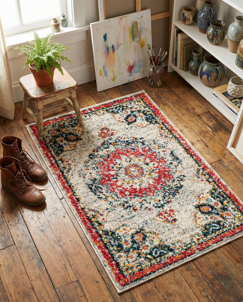 Brighton Terrace Collection Area Rug - Hove (Ivory) Rectangle Ivory  lifestyle 21