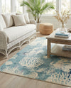 Sorrento Shores Collection Area Rug -  Vico Rectangle Light Blue  lifestyle 41