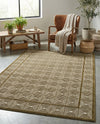 Aravalli Collection Area Rug -  Jaipur Rectangle Olive Green  lifestyle 25