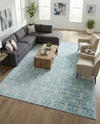 Metro Heights Collection Area Rug -  Hudson Rectangle Blue  lifestyle 26