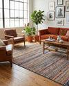 Jewel Oasis Collection Area Rug - Sapphire (Multi) Rectangle Multi  lifestyle 20