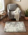 Cozy Haven Shag Collection Area Rug -  Tranquility (Khaki) Rectangle Khaki  lifestyle 23