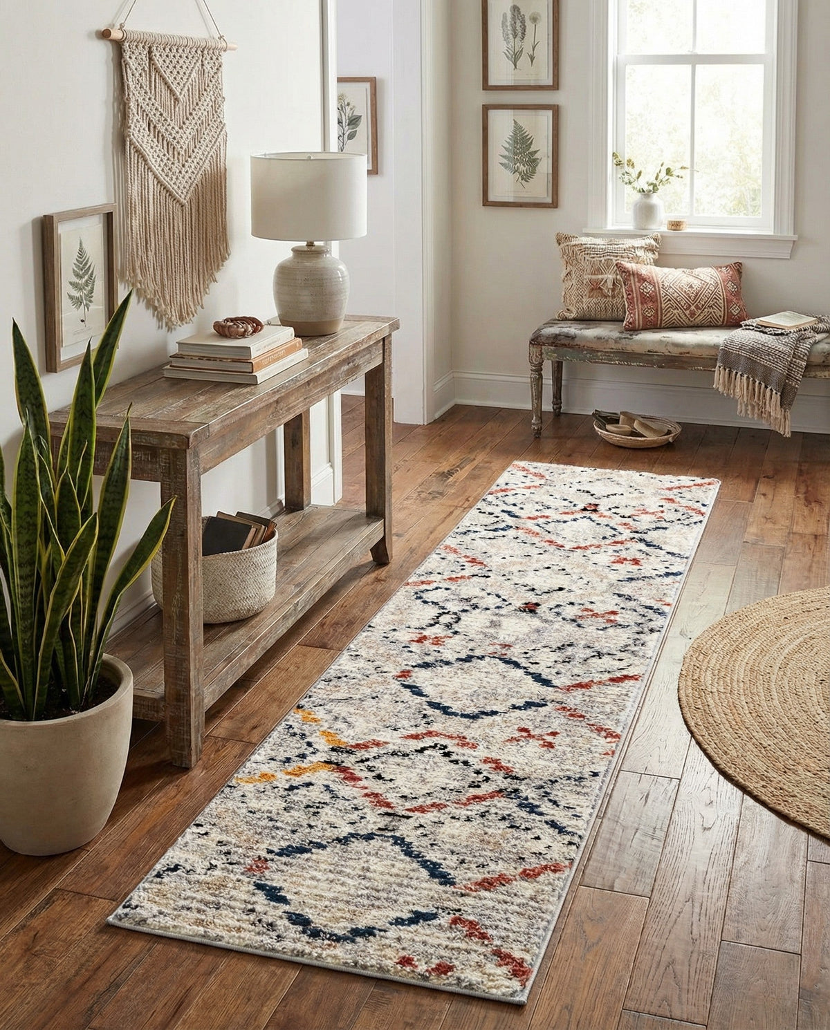 Santa Fe Trails Collection Area Rug - Canyon Runner Multi  lifestyle 73