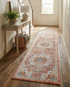 Coastal Haven Collection Area Rug - Seabreeze (Red) Runner Red  lifestyle 45