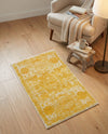 Dover Terrace Collection Area Rug -  Lagoon (Yellow) Rectangle Yellow  lifestyle 9