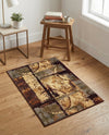 Bistro Lounge Collection Area Rug -  FlatWhite Rectangle Multi  lifestyle 8