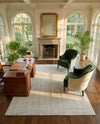 Berkshire Estate Collection Area Rug - Windsor (Grey Manor) Rectangle Grey Manor  lifestyle 12