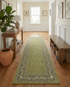 Soho Elegance Collection Area Rug -  Mercer (Green) Runner Green  lifestyle 58