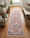 Bazaar Chic Collection Area Rug -  Chefchaouen Runner Salmon Pink  lifestyle 49