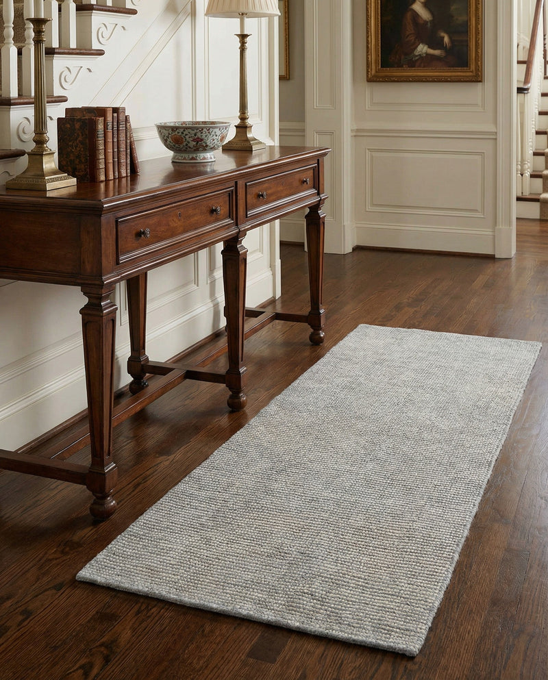 Berkshire Estate Collection Area Rug - Windsor (Grey Manor) Runner Grey Manor  lifestyle 78